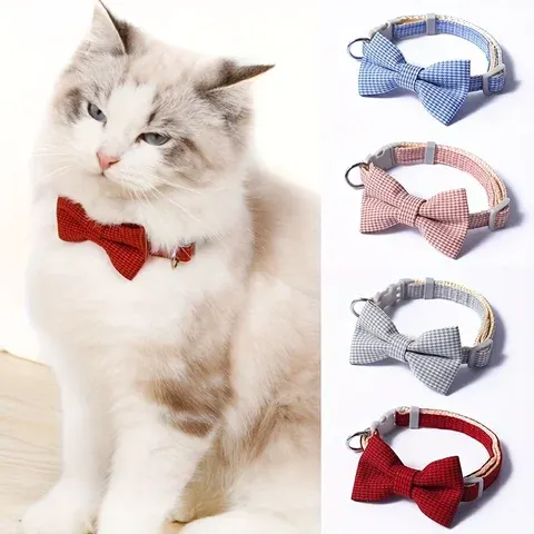 Cat Collar With Bow Tie