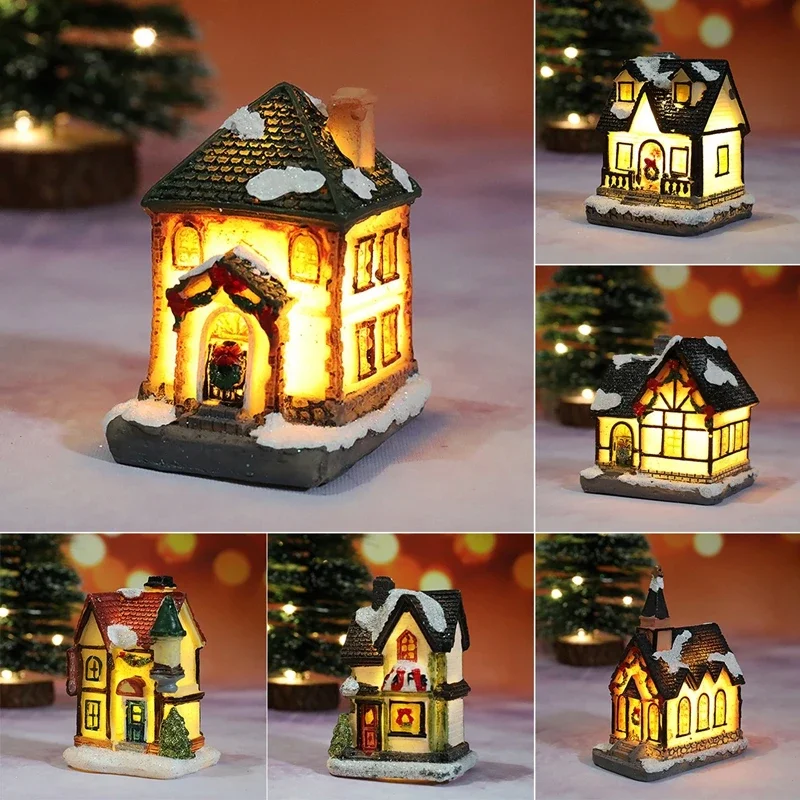 Battery-Powered Christmas House Light Ornaments 4