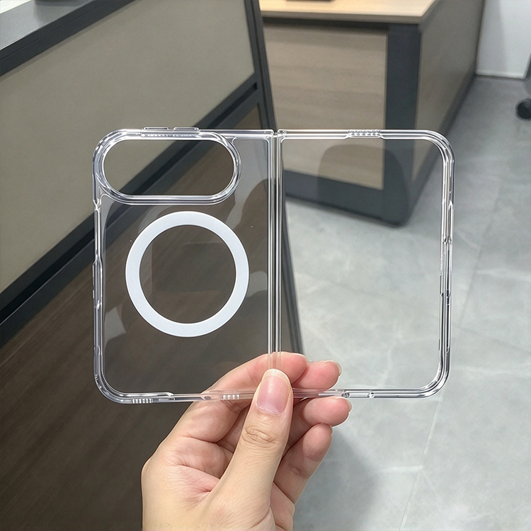 C0436 For IPhone Duo Magnetic Transparent Acrylic Crystal 2