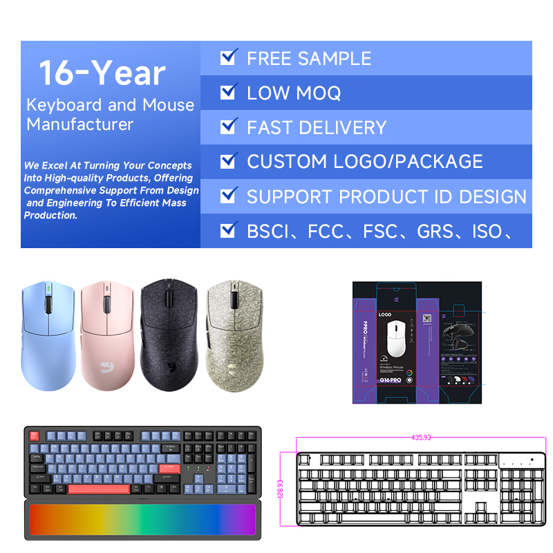 K530 Pro 60% Wireless RGB Mechanical Keyboard BT 3
