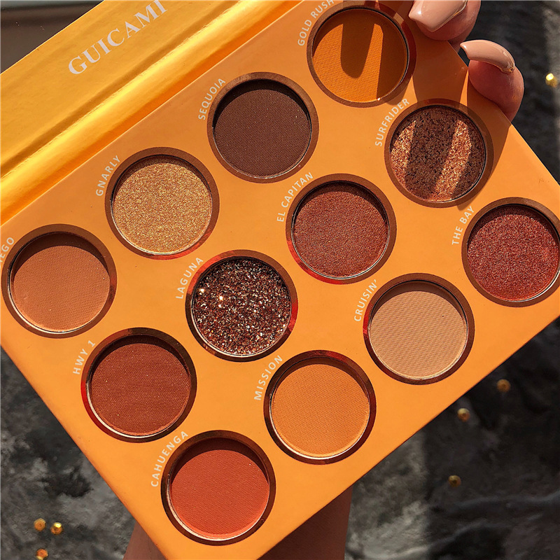 California Love Sunset Plate 12 Color eye Shadow