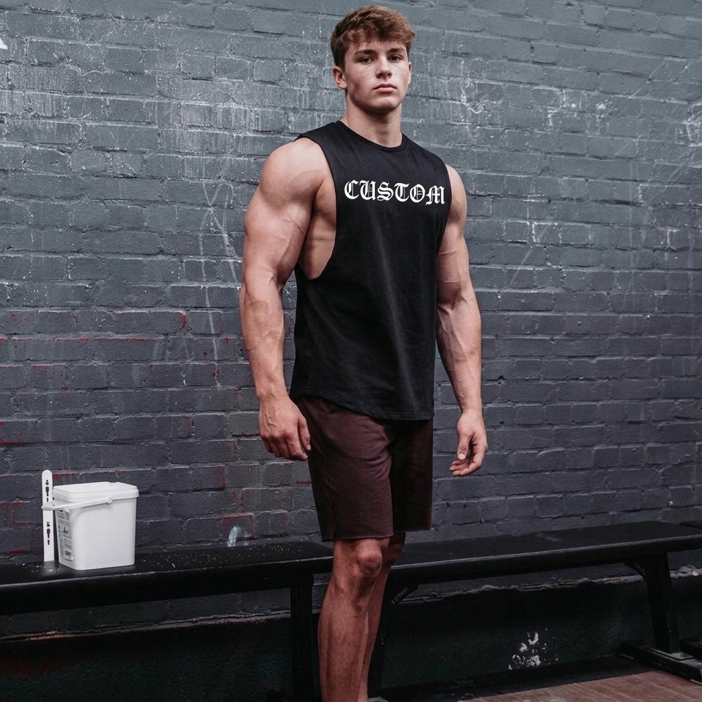 Quick Dry Gym Clothes Men Blank T-shirts DTG 4