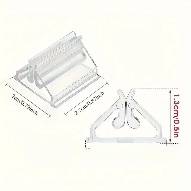 Clear Table Card Holder 4
