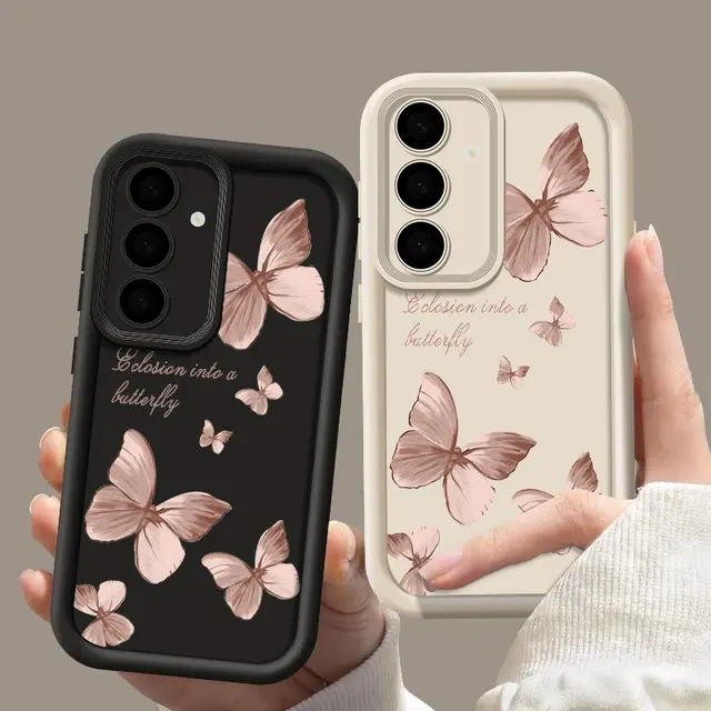 Golden Butterfly Soft TPU Phone Case 4