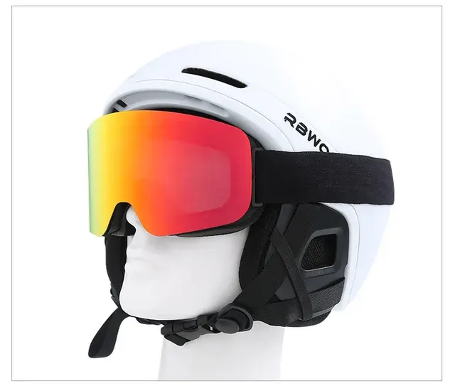Erwachsenen-Ski-Snowboard-Brille Unisex Doppelte Anti-Beschlag-UV400-Zylinderlinse Skibrille Schneeschutz Über Brillen 4
