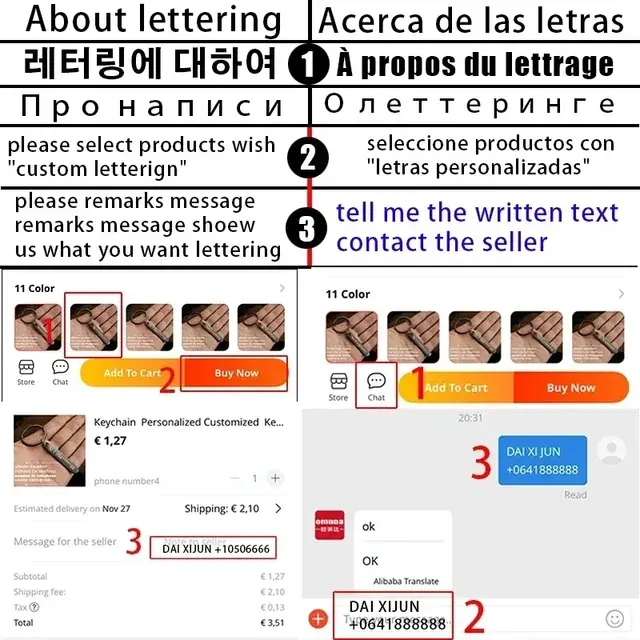 Personalisierter Lederschlüsselanhänger 2