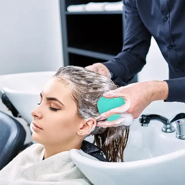 Silicone Scalp Massage Shampoo Brush 4