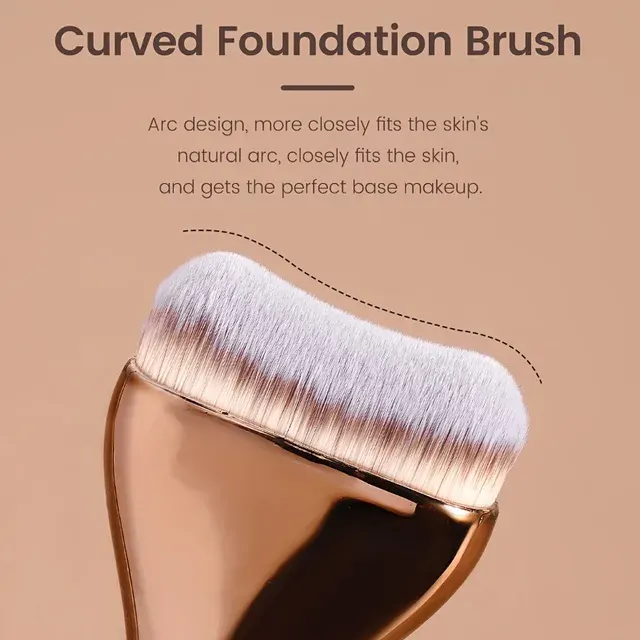 Professional Foundation Brush with Nylon Bristles 4