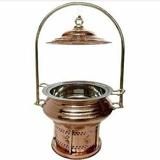Premium Copper Chafing Dish With Handmade Design and 4