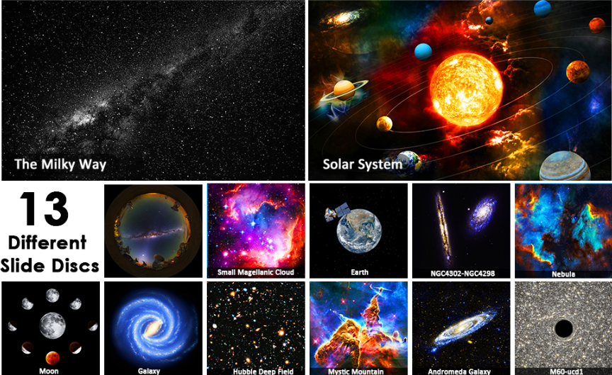 Galaxie Sternenhimmel Projektor Nachtlicht 12-in-1 2
