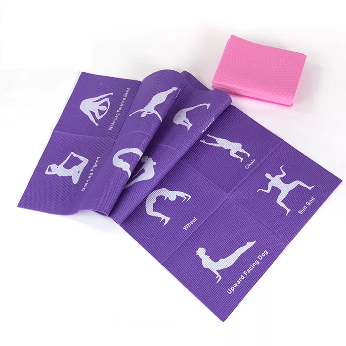 Non-slip High Density Travel Yoga Mat Foldable 3