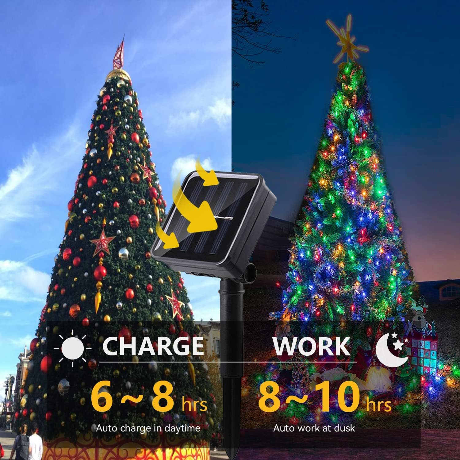 Solar String Lights with 8 Modes and Memory 2