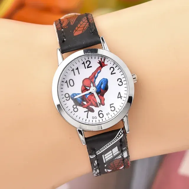 Cartoon Leather Quartz Watch for Kids 2