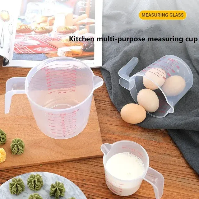250/500/1000 mL Silicone Measuring Cup Set 4