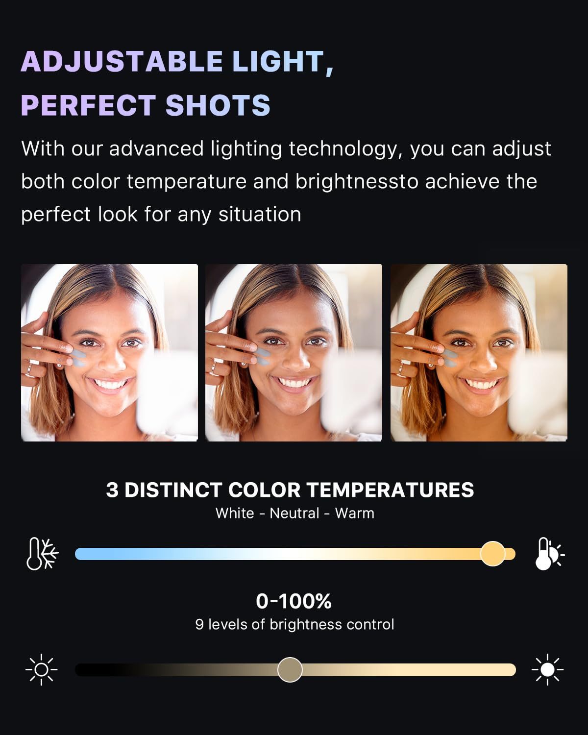 Selfie Ring Light with 72-Inch Tripod Stand 4