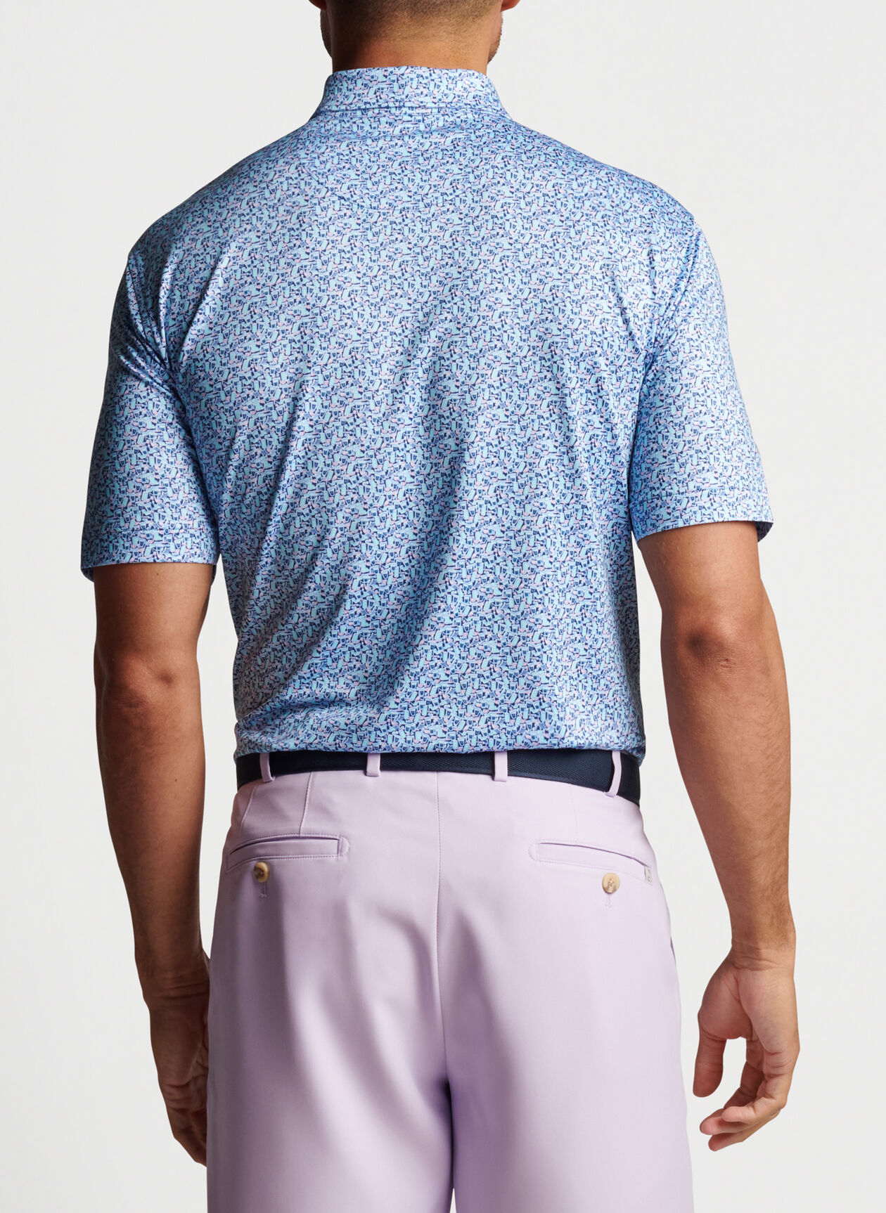 Men's Summer Golf Polo With Full Print 4