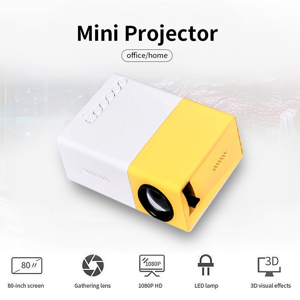 Mini 4K Projector 1000 Lumen HDMI 3