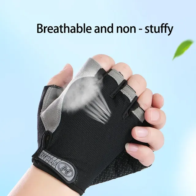 Breathable Half-Finger Cycling Gloves with Wrist Support 3