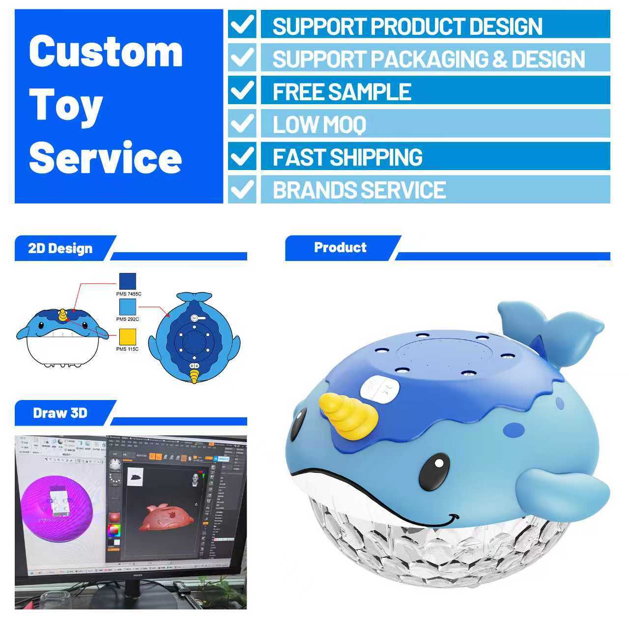 Floating PVC Sea Animal Bath Toys 3