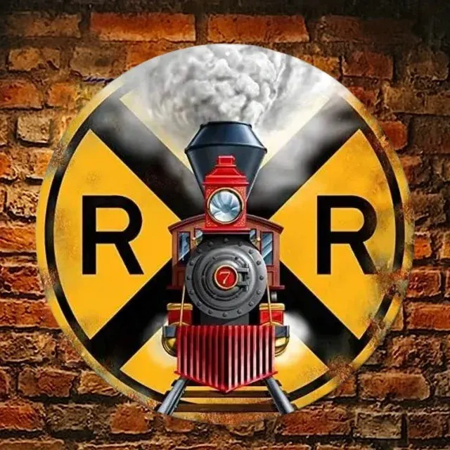 Round Metal Sign 4