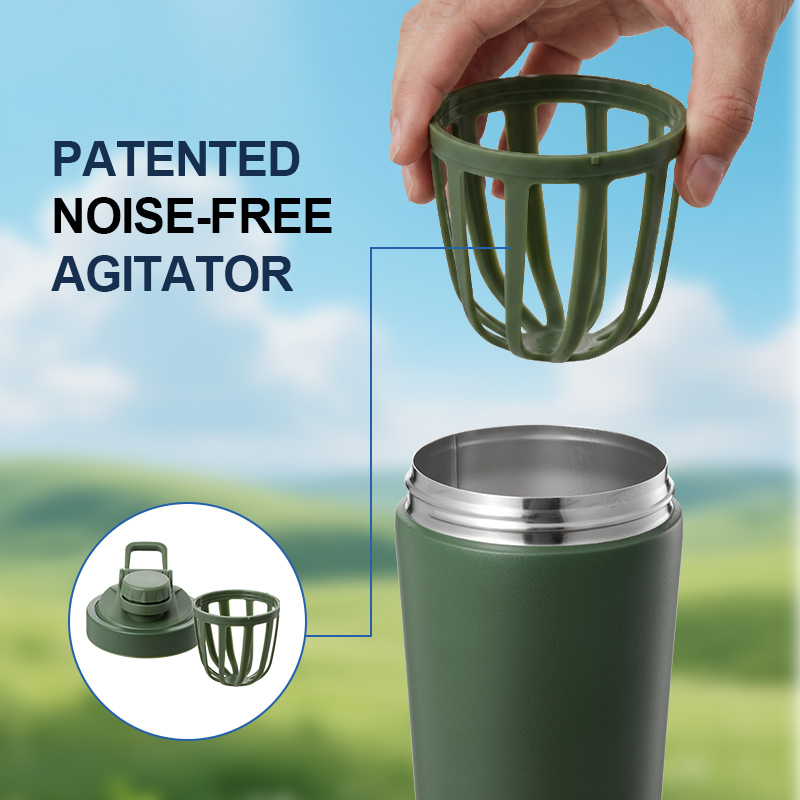 Double-Wall Stainless Steel Protein Shaker 750 ml 2