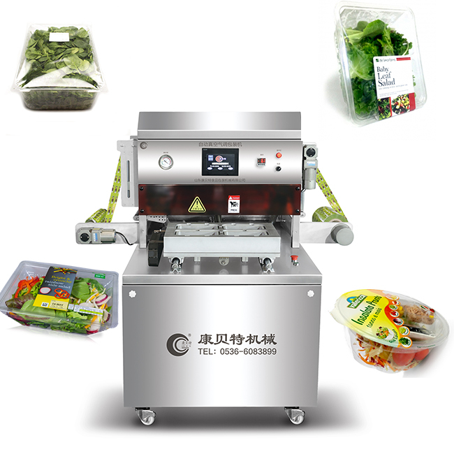 Modified Atmosphere Tray Sealer Ready Meal Cooked Food