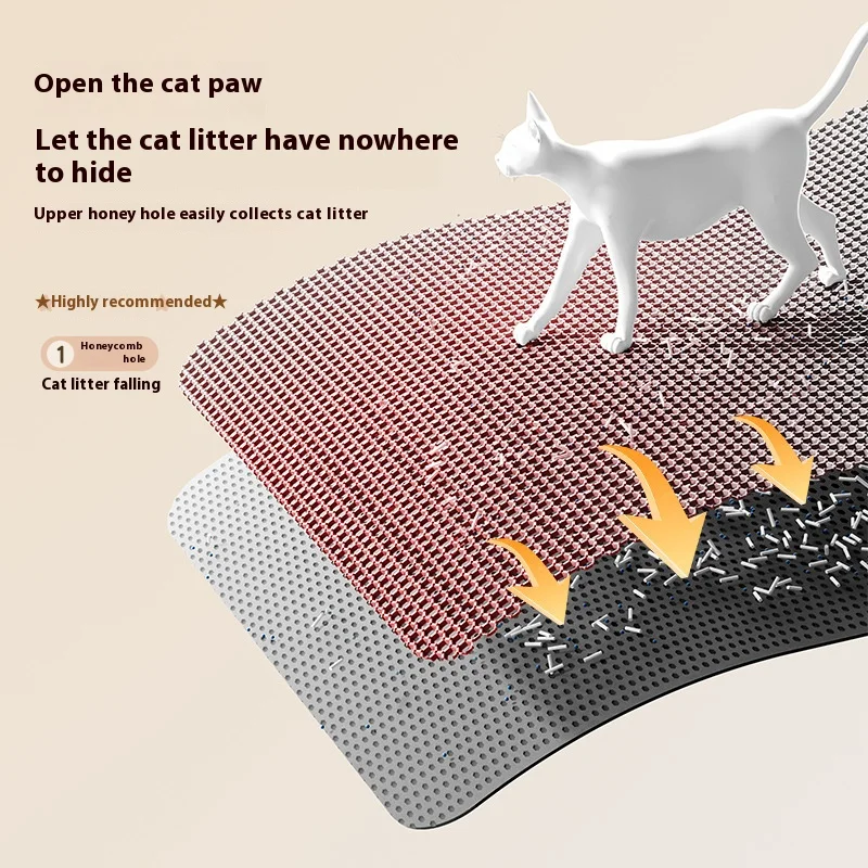Double-Layer Waterproof Cat Litter Mat 3