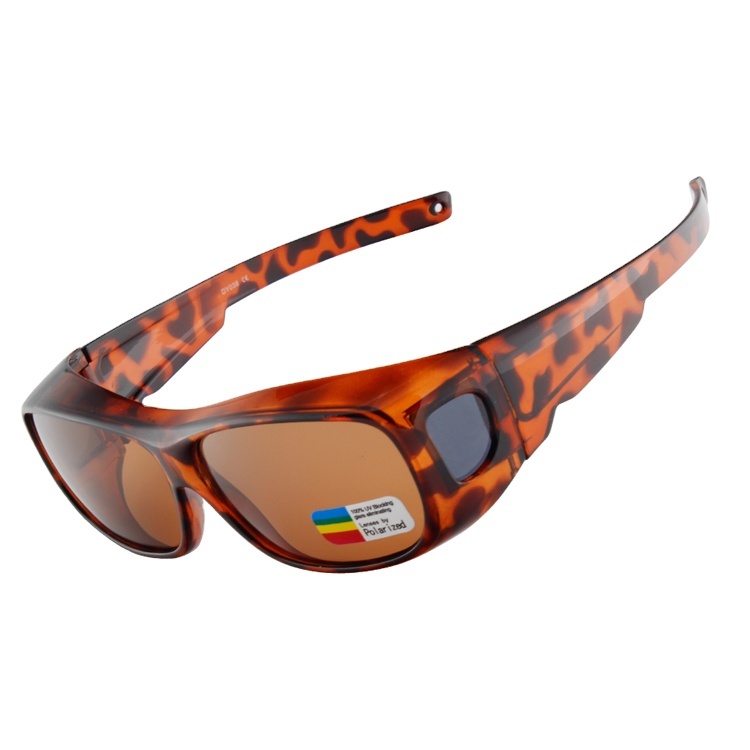 UV400 Flat Polarized Fit Over Glasses Sunglasses