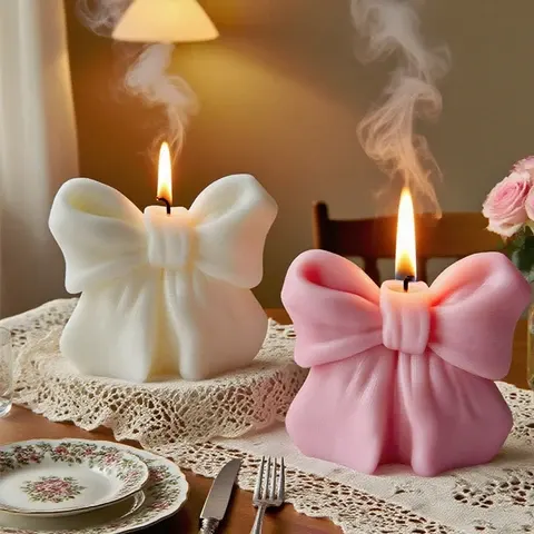 3D Ribbon Scented Candle
