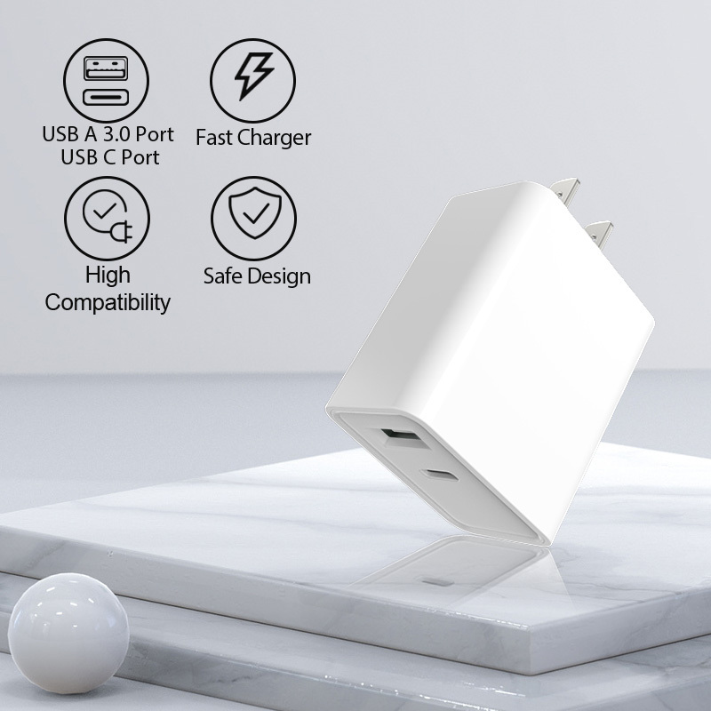 Sales Wall Charger 20w Max Dual Ports Type 2