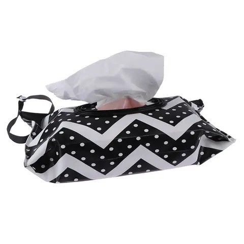 EVA Baby Feuchttücher Beutel Snap-Strap Nachfüllbare Tasche Flip
