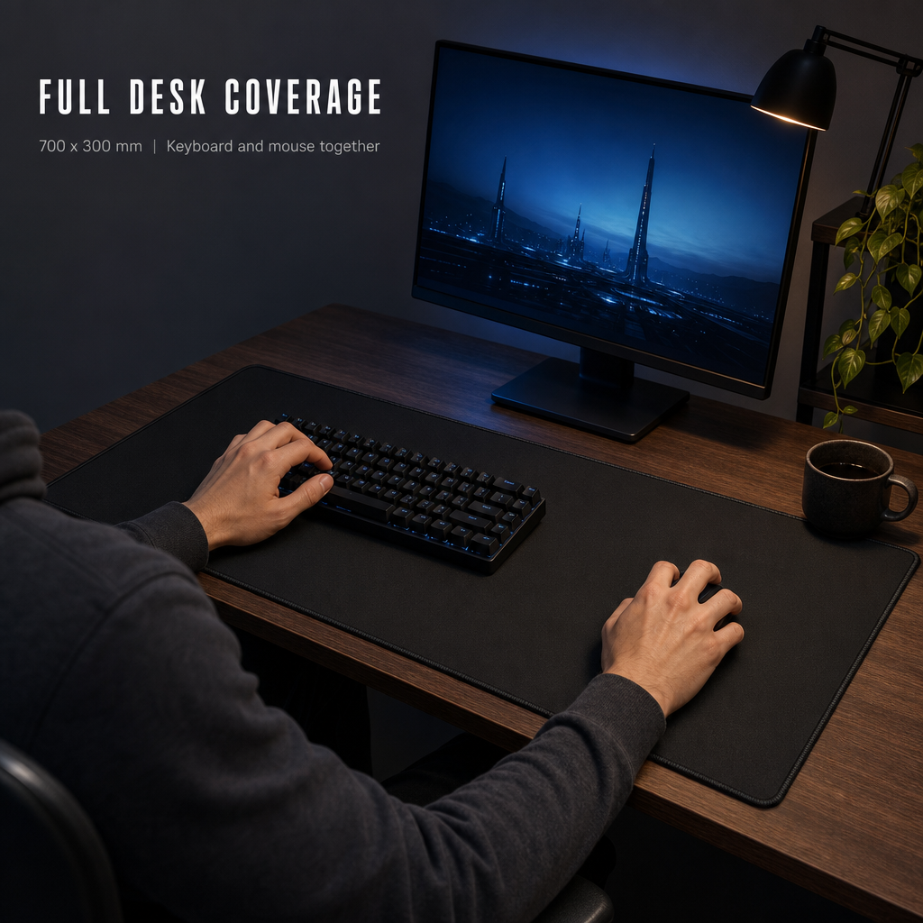 Large Gaming Mouse Pad Non Slip Antiwear Desk