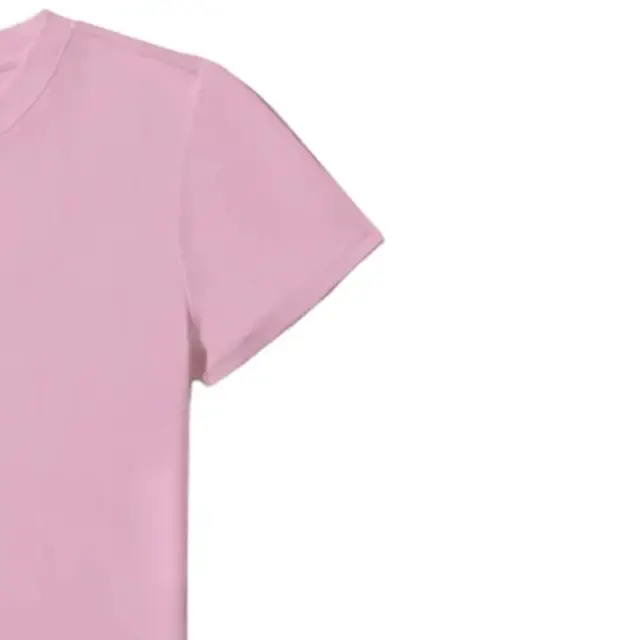 Pink Cotton Baby Tee 4