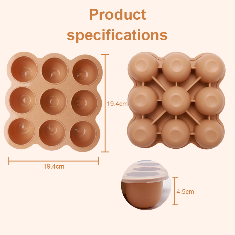 Large Silicone Ice Set with Cone Holders 2