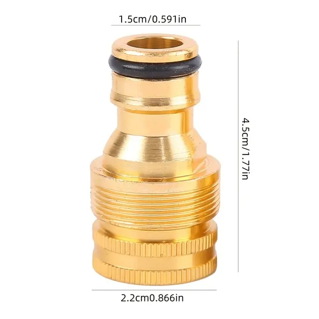 Threaded Brass Garden Hose Fittings 3