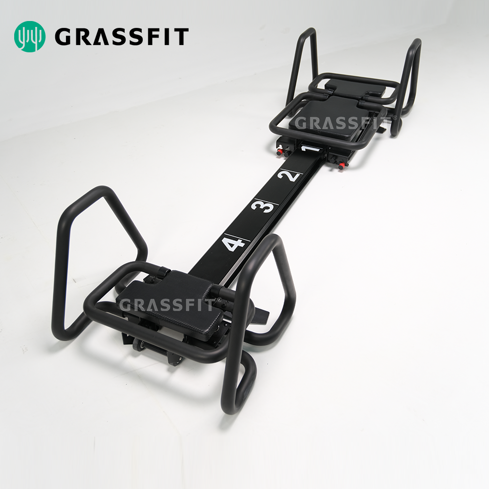 GRASSFIT Microformer Portable Mini Black Pilates Reformer Machine 2