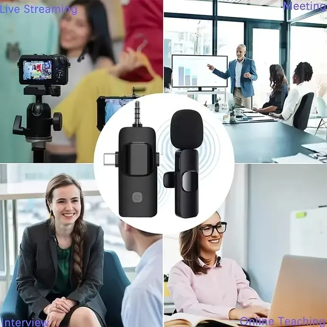 Wireless Lavalier Microphone with Noise Reduction 4
