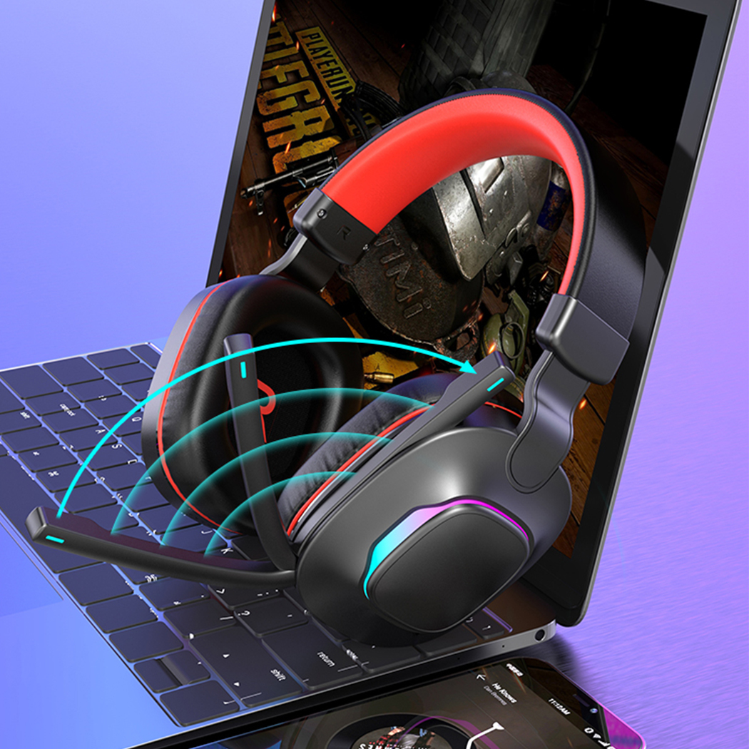 Pink Wireless Gaming Headset for Women 4