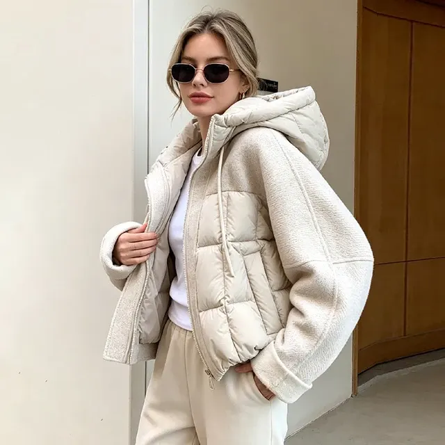 Women's Hooded Quilted Jacket 4