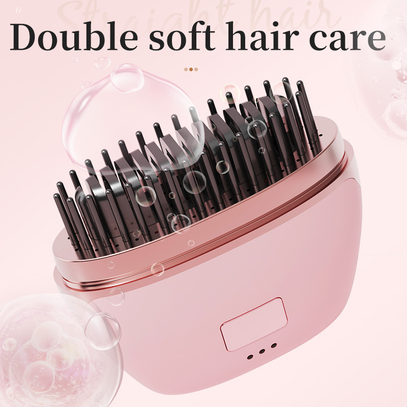 Rechargeable Keratin Hair Straightener Brush 3