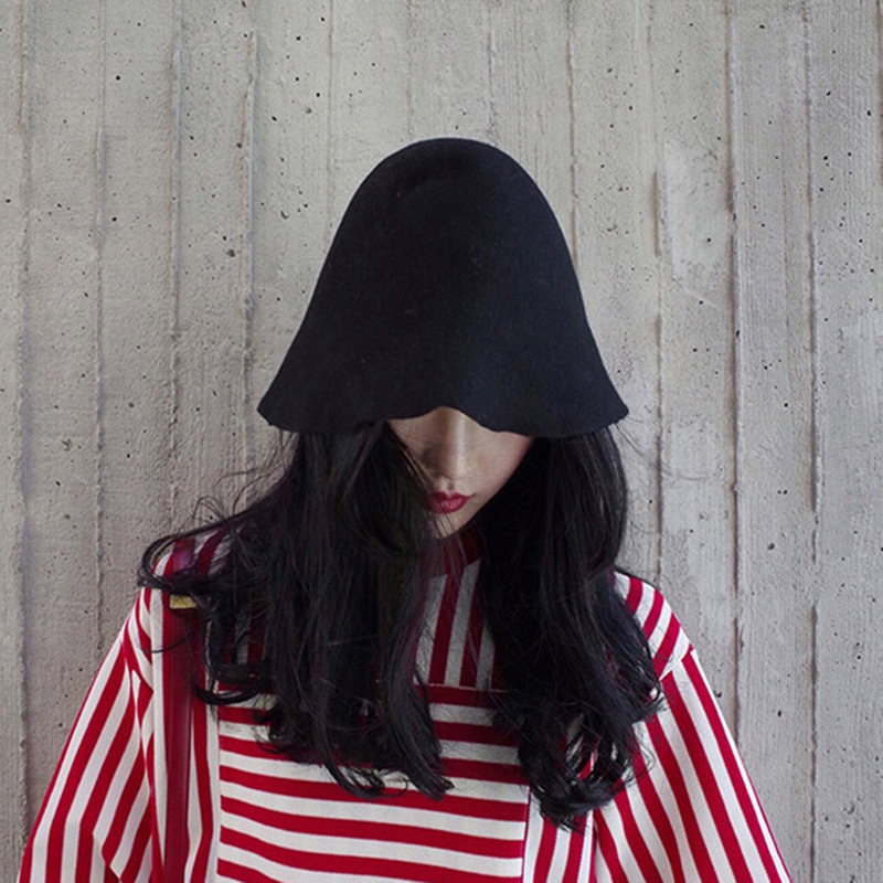 Bell-shaped Woolen Trendy All-match Hat For Women