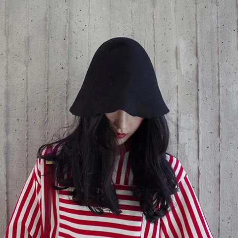 Bell-Shaped Wool Hat