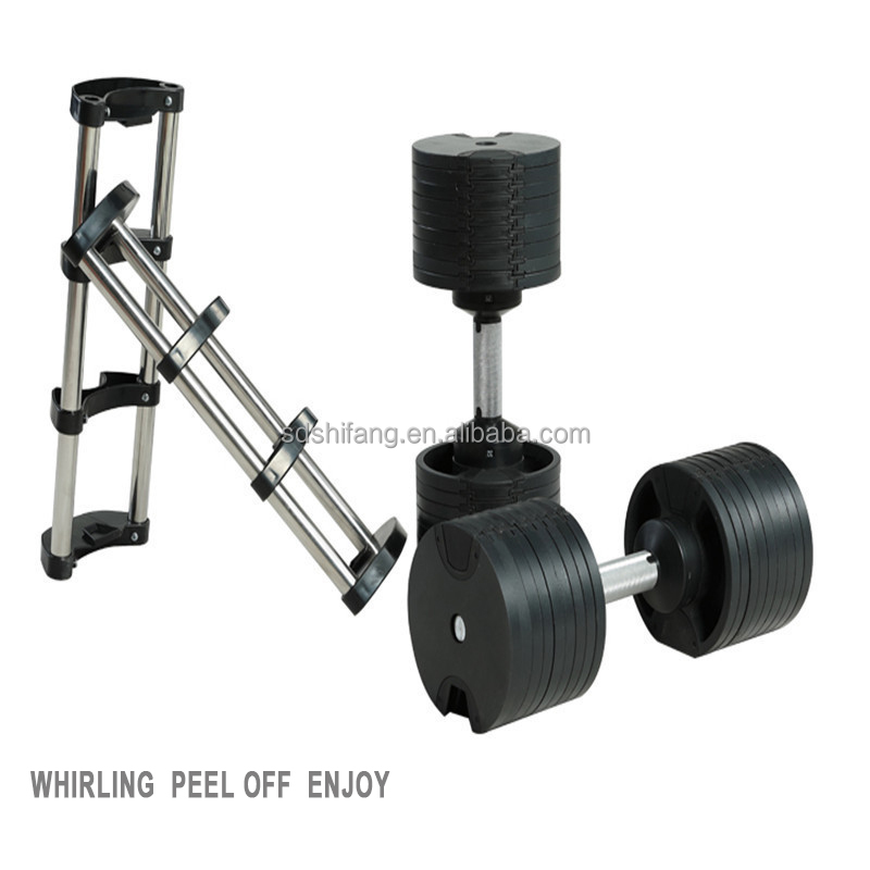 Adjustable Dumbbell Set 2-40kg with Stand 2