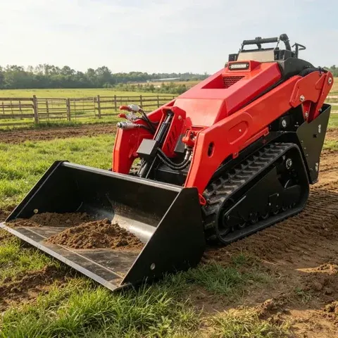 Diesel Compact Loader with Bucket