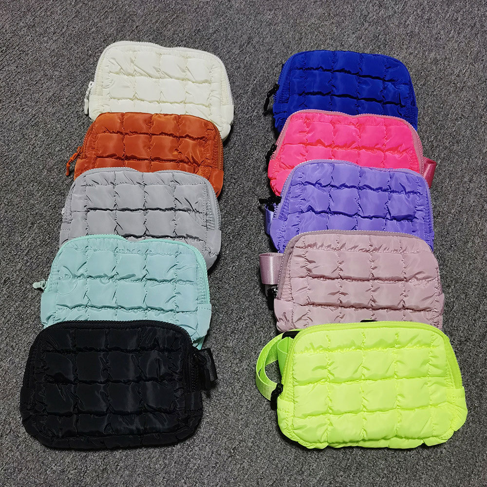 Quilted Puffer Fanny Pack for Women Daily Use
