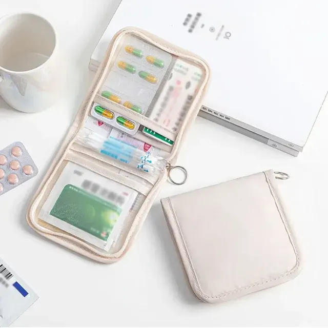 Foldable Mini First Aid Pouch with Zipper 2