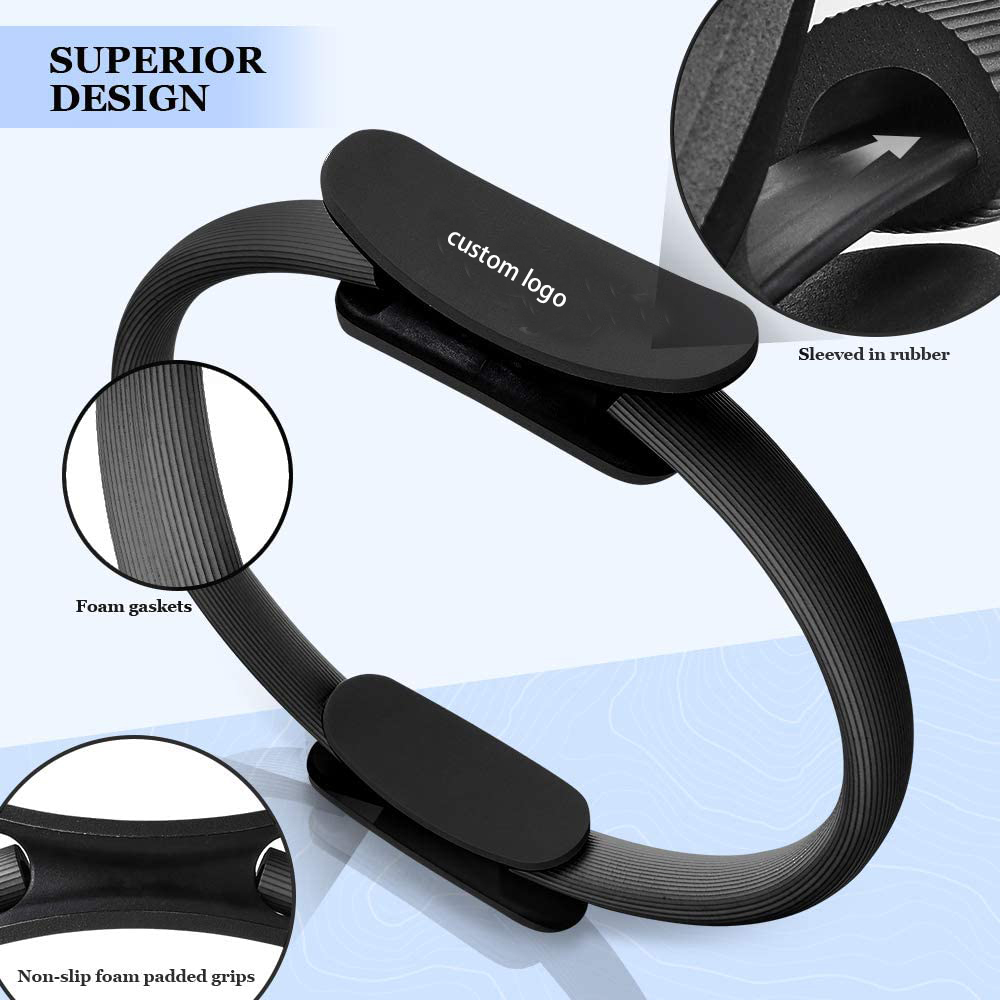 Pilates Magic Ring With Workout Guide Bendable Dual 2