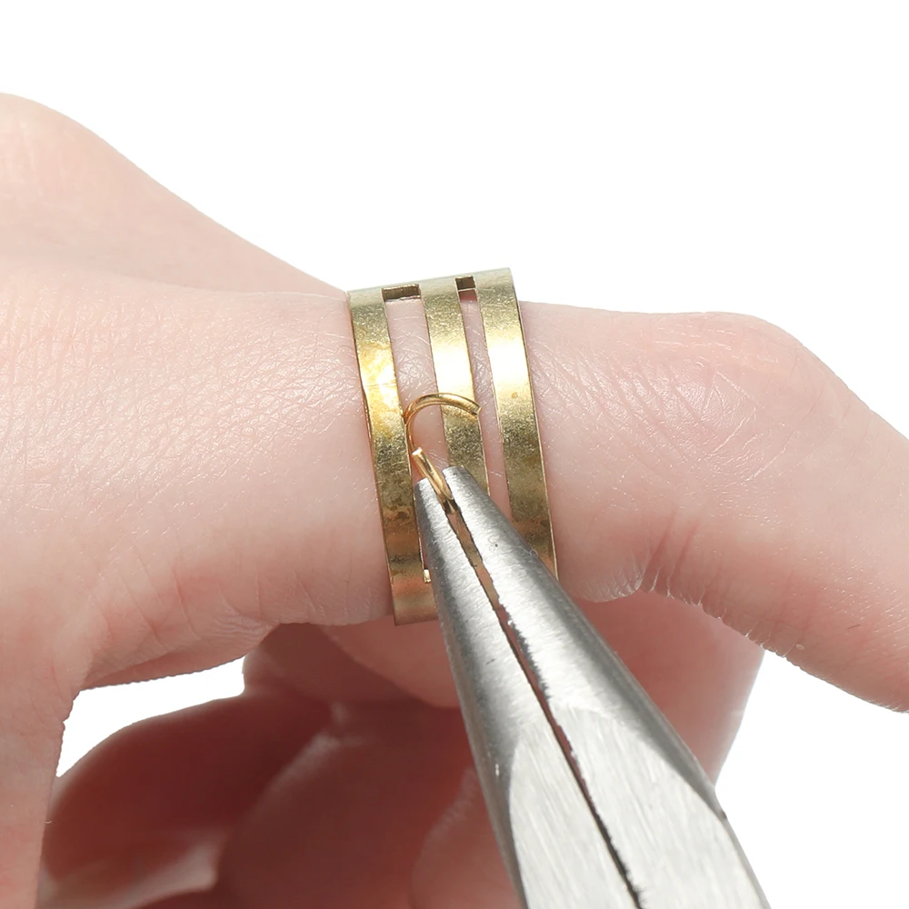 930 Teile Schachtel Schmuck Erkenntnisse Kits Offene Biegeringe 3