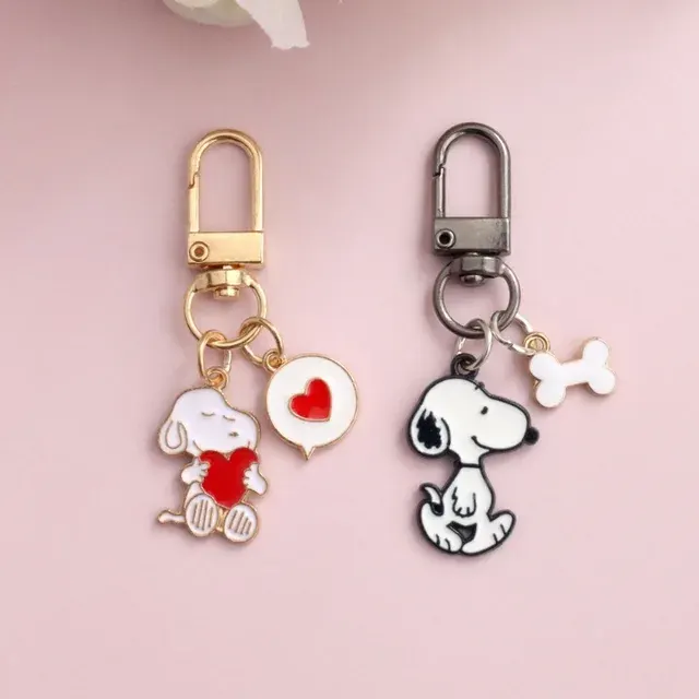 Metal Cartoon Keychain Bag Charm 4