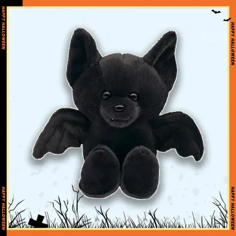 Halloween Black Bat Plush Toy Gift